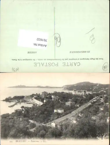 761632 Beaulieu-sur-mer Arrondissement de Nice France