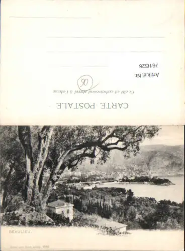 761626 Beaulieu Département Alpes-Maritimes France