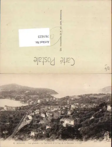 761623 Beaulieu Vue générale - Le Cap-Ferrat et le Cap de la Rascasse Alpes-Maritimes France