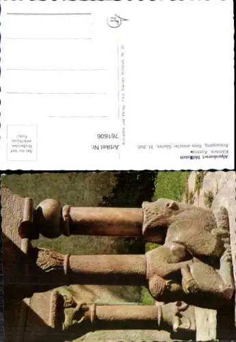 761606 Millstatt Kreuzgang Romanische Säulen Bez. Spittal an der Drau