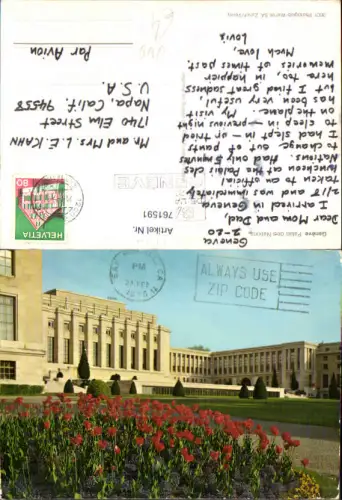 761591 Genève Palais des Nations Genf Switzerland