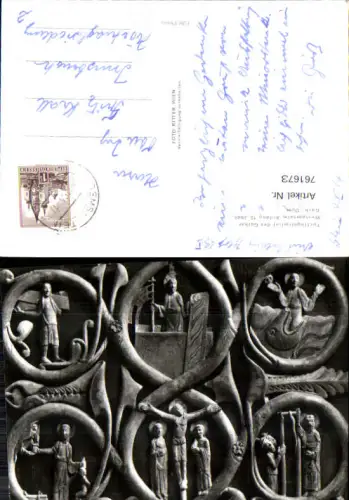 761673 Gurk Dom Türflügelrelief des Westportals Bez. St. Veit an der Glan