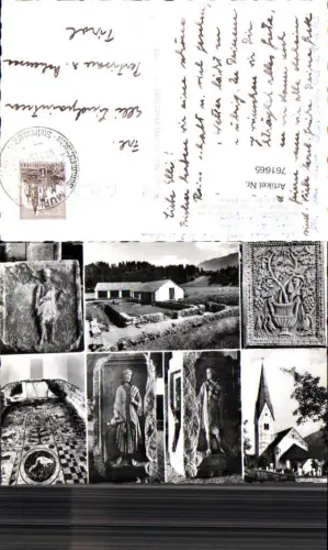 761665 St. Peter in Holz Teurnia Archäologie Römersteine Bez. Murau