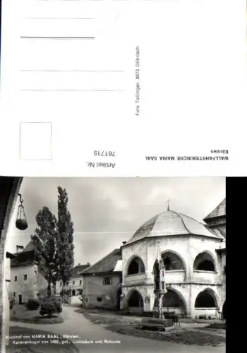 761715 Maria Saal Kirchhof, Lichtsäule und Rotunde Bez. Klagenfurt-Land