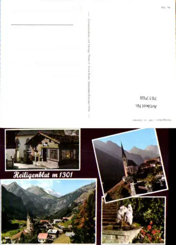 761768 Heiligenblut am Großglockner Bez. Spittal an der Drau