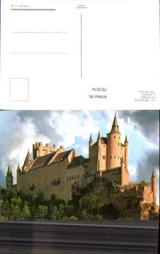 761874 Segovia El Alcazar Provinz Segovia Spain