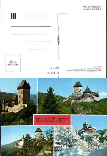 761878 Hrad Karlštejn Karlstein Okres Beroun Czech Republic