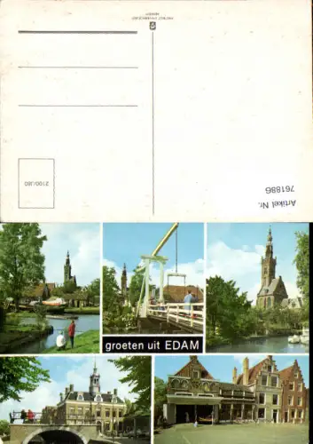 761886 Edam Provinz Nordholland Netherlands