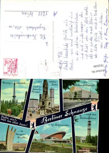 762049 Berlin Berliner Schnauze Oper Funkturm