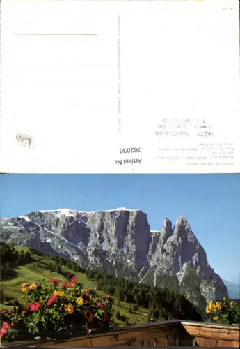 762030 Seiser Alm Schlerngebiet Kastelruth Siusi Seis am Schlern Bozen - Südtirol Italy