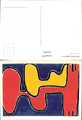 761978 Boomerang Arts Künstlerkarte