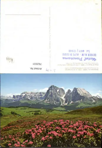 762031 Seiser Alm Langkofelgruppe Siusi Bozen Italy Seis am Schlern