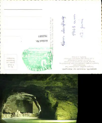 762081 Hinterbrühl Seegrotte Bez. Mödling Grotte