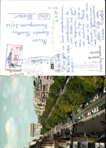 762105 Paris L'Avenue des Champs Elysées Département Paris France