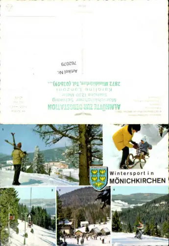762079 Mönichkirchen Monichkirchner Schwaig Bez. Neunkirchen