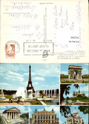 762296 Paris et ses merveilles Département Paris France