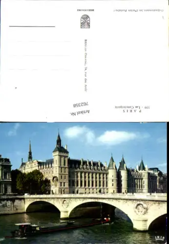 762358 Paris - La Conciergerie Département de Paris France