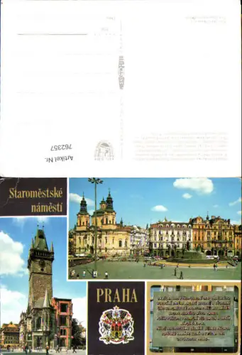 762357 Praha Staroměstské náměstí Hlavní město Praha Czech Republic
