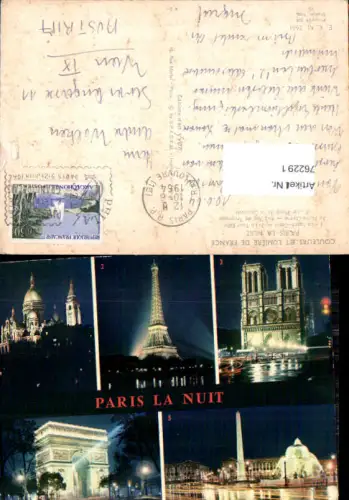 762291 Paris La Nuit Paris France