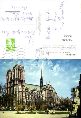 762292 Paris Cathédrale Notre-Dame Paris France
