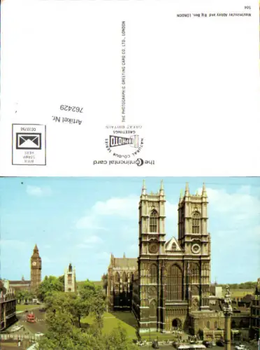 762429 London Westminster Abbey and Big Ben London Great Britain