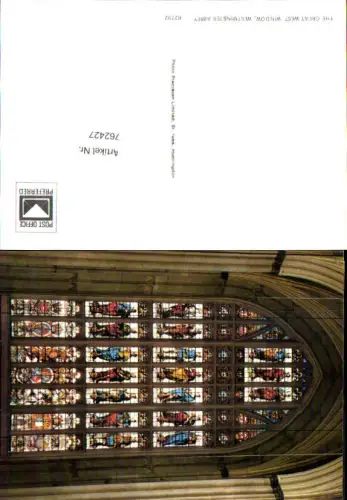 762427 Westminster Abbey The Great West Window City of Westminster England
