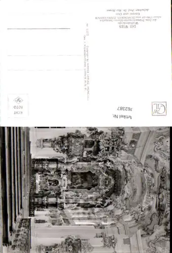 762387 Wieskirche Steingaden Kanzel und Chor LK Weilheim-Schongau