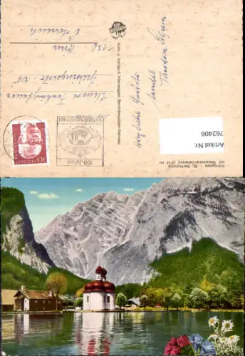 762406 Königssee St. Bartholomä Schönau Watzmann-Ostwand LK Berchtesgadener Land