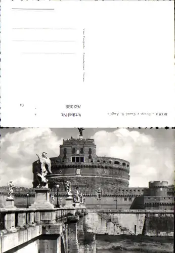 762388 Rom, Ponte e Castel S. Angelo Rom Italy