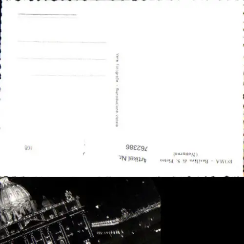 762386 Roma Basilica di S. Pietro Rom Italy