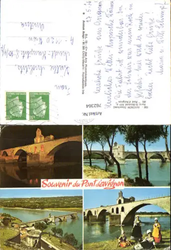 762364 Avignon Pont d'Avignon Département Vaucluse France