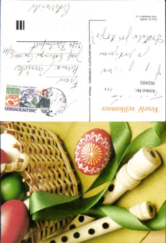762405 Flöte Musik ostern Ostereier n Tschechien Czech Republic