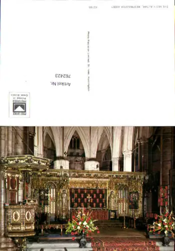 762423 London Westminster Abbey, The High Altar City of Westminster Great Britain