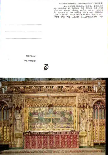 762425 Westminster Abbey, The High Altar City of Westminster England