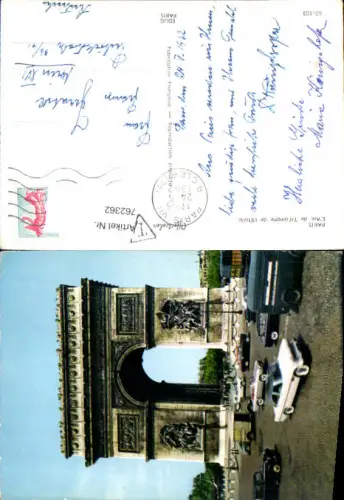 762362 Paris L'Arc de Triomphe de l'Etoile Paris France
