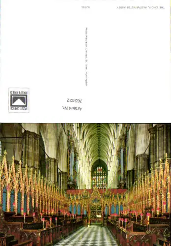 762422 London The Choir, Westminster Abbey United Kingdom
