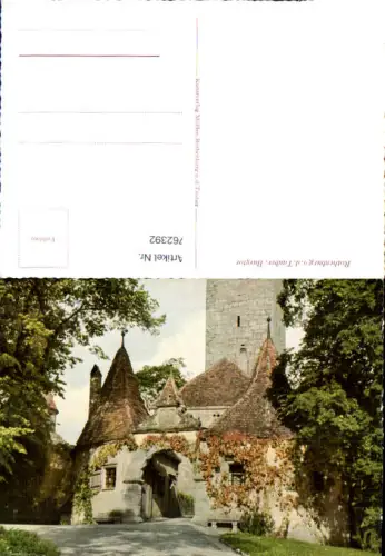 762392 Rothenburg o.d. Tauber Burgtor LK Ansbach