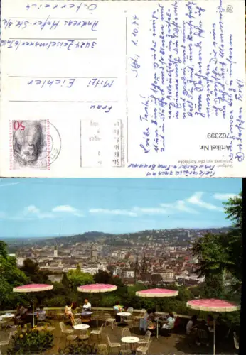 762399 Stuttgart, Panorama von der Karlshöhe Stadtkreis Stuttgart
