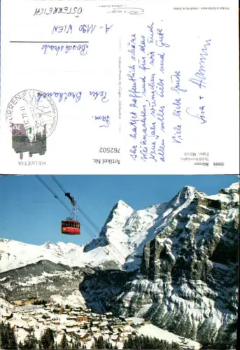 762502 Mürren Schilthornbahn Eiger Mönch Bern Switzerland