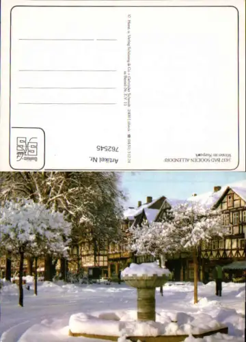762545 Bad Sooden-Allendorf Winter im Kurpark LK Werra-Meißner-Kreis
