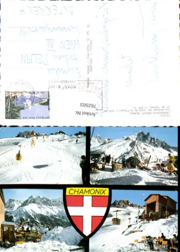 762503 Chamonix-Mont-Blanc Les Champs de neige de la Flegere et de l'lndex Haute-Savoie France Les Alpes