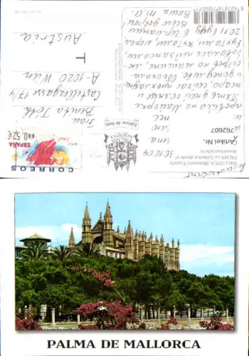 762607 Palma de Mallorca La Catedral Baleares Spain