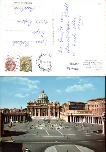 762758 Rom Piazza S. Pietro Italy Vatikan