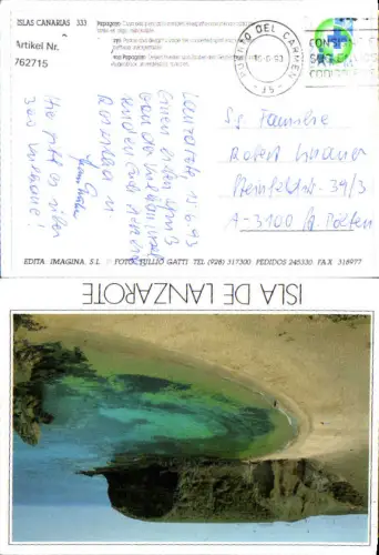 762715 Isla de Lanzarote Provinz Las Palmas Spain