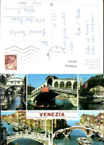 762757 Venezia I Ponti più famosi Venedig Italy