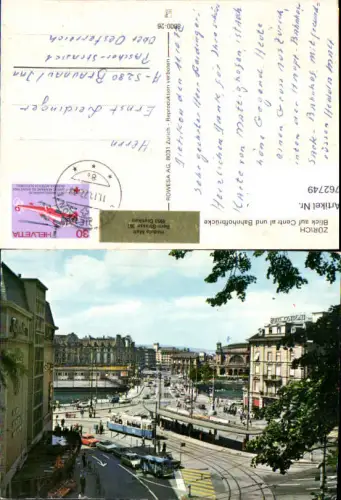 762749 Zürich, Central und Bahnhofbrücke VW Bully Bez. Zürich Switzerland
