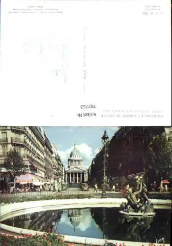762753 Paris, Le Panthéon et la rue Soufflot 5. Arrondissement France