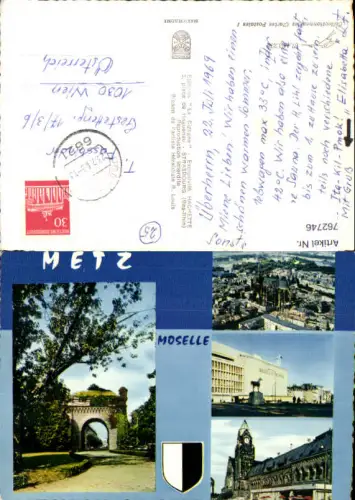 762746 Metz Département Moselle France