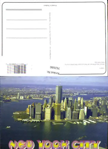 762686 New York City Lower Manhattan World Trade Center USA