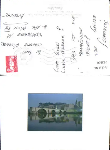 762856 Avignon, Pont Saint-Bénézet Département Vaucluse France